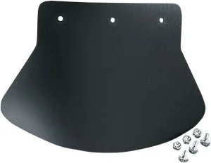 Faldón de guardabarros mediano - Salvabarros MUD liso de goma negro