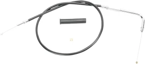 Cable de acelerador/ralentí de vinilo negro - acelerador 37"