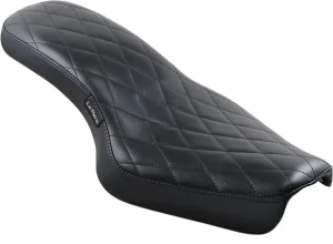 Asiento Cobra de longitud completa - 2-Up acolchado diamante negro