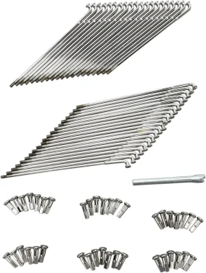 Juego de radios para llanta de acero repujado y aluminio Excel - 8" / 18"