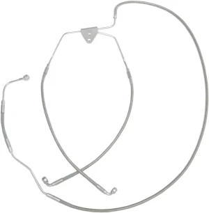 Kit de latiguillos de freno de acero inoxidable - Línea inferior delantera
