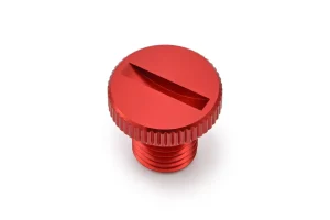 Tornillo-tapón para retrovisor - Espejo tapón tornillo rojo izquierdo