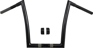 Manillar Touring de 1-1/4" - ape hanger 14" negro brillante