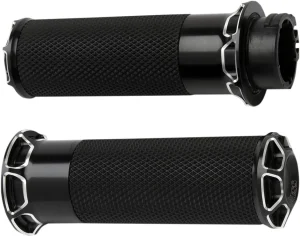 Puños Beveled - biselados Fusion throttle by wire negro