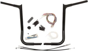 Kit de manillar 1-1/4" EZ Install Pointed Top - 16" BL PT FLH