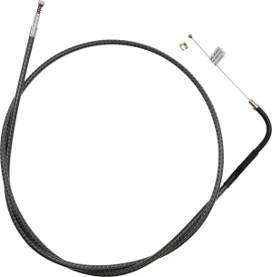 Cable de acelerador/marcha en vacío trenzado KARBONFIBR - ralentí en fibra de carbono