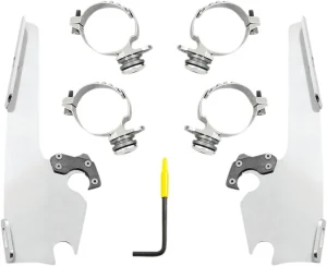 Kit de anclaje completo Trigger-Lock para parabrisas Fats/Slim - montaje F/S 16+ XL12X POL <span style="color: red;font-size: 0,5em">- ALMACEN USA-</span>