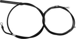 Kit de cable de manillar/línea de freno de vinilo negro estándar