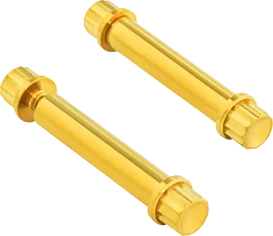 Juego de tornillos de titanio de 12 puntos para estriberas - Kit de pernos 12PT reposapiés dorado