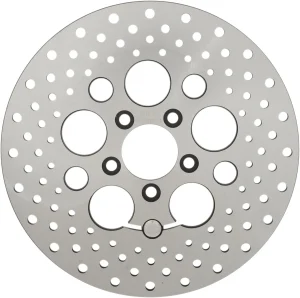 Disco de freno en acero inoxidable taladrado - 11,5"