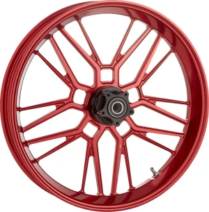 Llanta con radios ramificados - Llanta Split Spoke 19 X 3.25, roja <span style="color: red;font-size: 0,5em">- ALMACEN USA-</span>