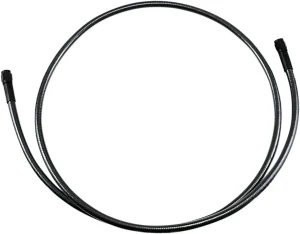 Línea de freno ABS universal trenzada - perlado negro 52"