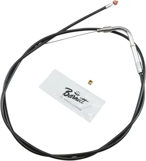 Cable de acelerador/ralentí de vinilo negro - 6"