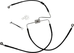 Kit de latiguillos de freno de acero inoxidable - Línea 16-XL1200CX negra