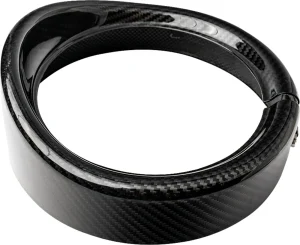 Moldura embellecedora para foco delantero - Embellecedor de faro con visera 7" brillante