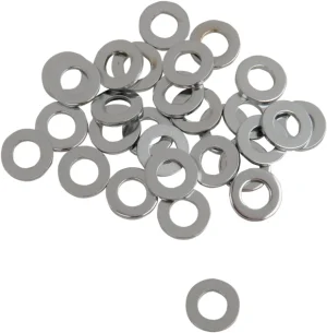 Arandelas AN y de máquina de repuesto - AN 1/4" reemplazo Custom cromo natural <span style="color: red;font-size: 0,5em">- ALMACEN USA-</span>