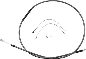 Cable de embrague KARBONFIBR pulido de alta eficiencia - fibra de carbono