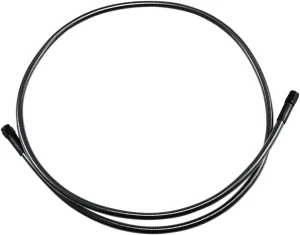 Línea de freno ABS universal trenzada - pearl Black 48"