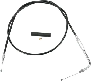 Cable de acelerador/ralentí de vinilo negro - acelerador 37.5"