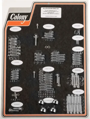 Kit completo de pernos de motor - polini 00-06 Softail