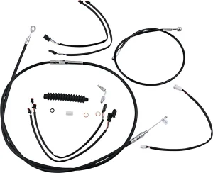 Kit de Instalación de Manillar XR - cables de mando XR negro/cromo