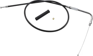 Cable de acelerador/ralentí de vinilo negro - acelerador 30"