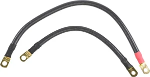 Cable de batería - Kit de cables negro 91-05 Dyna <span style="color: red;font-size: 0,5em">- ALMACEN USA-</span>