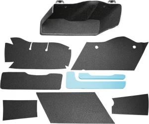 Kit de forro de maleta lateral - alforja textil Negro <span style="color: red;font-size: 0,5em">- ALMACEN USA-</span>