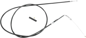 Cable de acelerador/ralentí de vinilo negro - acelerador 58"