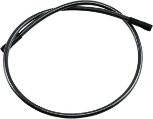 Línea de freno ABS universal trenzada - perlado negro 34"