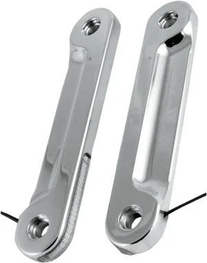 Intermitentes delanteros LED - Luz intermitente montada en horquilla delantera Cromo