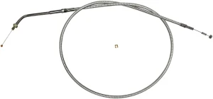 Cable trenzado Sterling Chromite II® para Harley-Davidson - ralentí II natural <span style="color: red;font-size: 0,5em">- ALMACEN USA-</span>