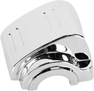 Kit carcasa de interruptores de manillar - superior izquierda cromada <span style="color: red;font-size: 0,5em">- ALMACEN USA-</span>