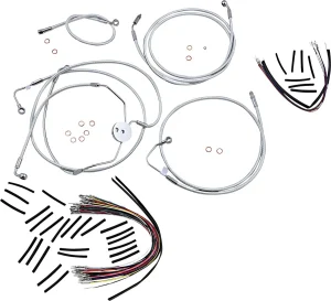 Kit de instalación de manillar Sterling Chromite II® Designer - cables de mando SC CVO