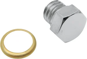 Tapón de vaciado - hexagonal cromado 1/2-13