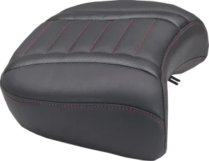 Asiento pasajero Touring Deluxe ancho - trasero hilo cereza oscuro