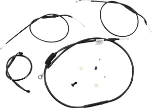 Kit de cables de manillar y latiguillo de freno extendidos para Sportster con ABS - mandos 8 14-19 XL
