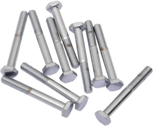 Tornillos de cabeza hexagonal de rosca fina de repuesto - 1/4-28X1.75 Cromo <span style="color: red;font-size: 0,5em">- ALMACEN USA-</span>