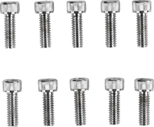 Tornillos de cabeza allen de repuesto - 8-32X0.5 moleteado Cromo <span style="color: red;font-size: 0,5em">- ALMACEN USA-</span>