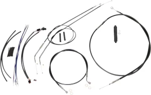 Kit de Instalación de Manillar XR - cables de mando XR negro/cromo