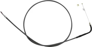 Cable de acelerador/marcha en vacío trenzado KARBONFIBR - ralentí/crucero en fibra de carbono