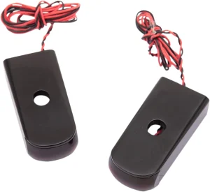Luces de posición LED Fender Strut - Soporte de luz rojo/rojo negro 18ST <span style="color: red;font-size: 0,5em">- ALMACEN USA-</span>