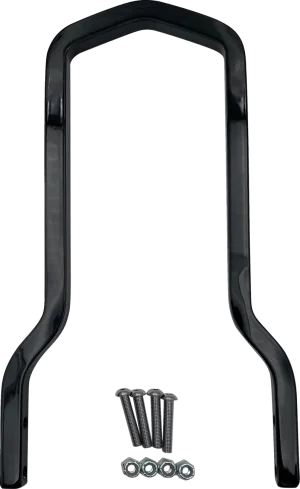 Sissy bar cuadrada - Sissybar SQR corto 7.5BLK <span style="color: red;font-size: 0,5em">- ALMACEN USA-</span>