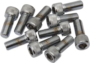 Tornillos de cabeza allen rosca fina de repuesto - 5/16-24X0.875 moleteado Cromo <span style="color: red;font-size: 0,5em">- ALMACEN USA-</span>