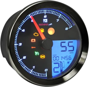 Velocímetro/tacómetro HD-04 - TSCH multimetr negro
