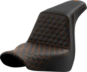 Asiento Step-Up Honeycomb - escalonado HC con costura naranja