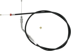Cable de acelerador/ralentí de vinilo negro - acelerador tradicional longitud estándar