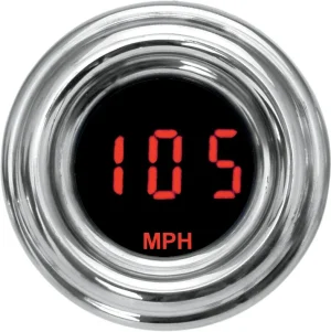 Mini indicador Serie 4000 - Velocímetro 1 7/8" cromo <span style="color: red;font-size: 0,5em">- ALMACEN USA-</span>