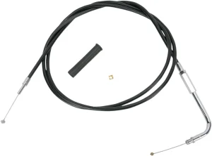 Cable de acelerador/ralentí de vinilo negro - acelerador 24.5"