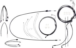 Kit de instalación de manillar Black Pearl™ Designer - cables de control